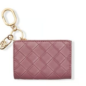 Victoria's Secret Quilted Card Holder - Dusty Pink